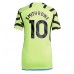 Arsenal Emile Smith Rowe #10 Voetbalkleding Uitshirt Dames 2023-24 Korte Mouwen